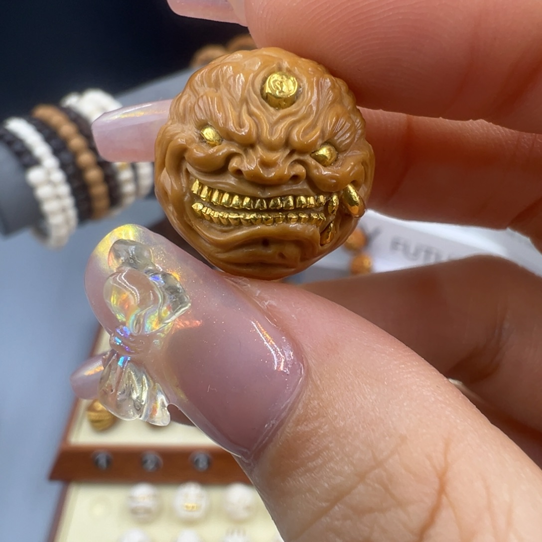 猴头核桃吊坠小****男单颗