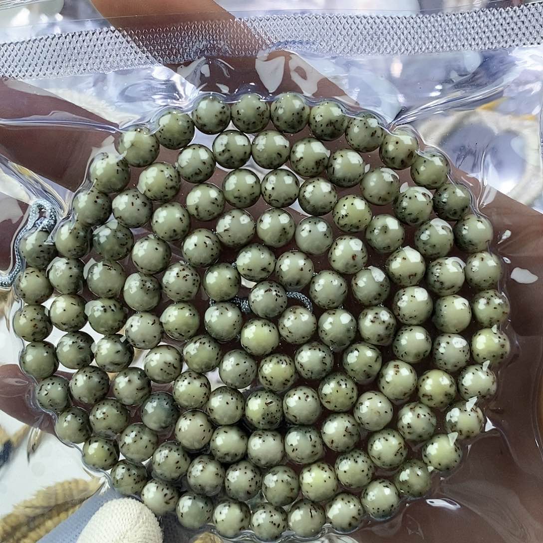 星月菩提吊坠河豚圆珠8mm