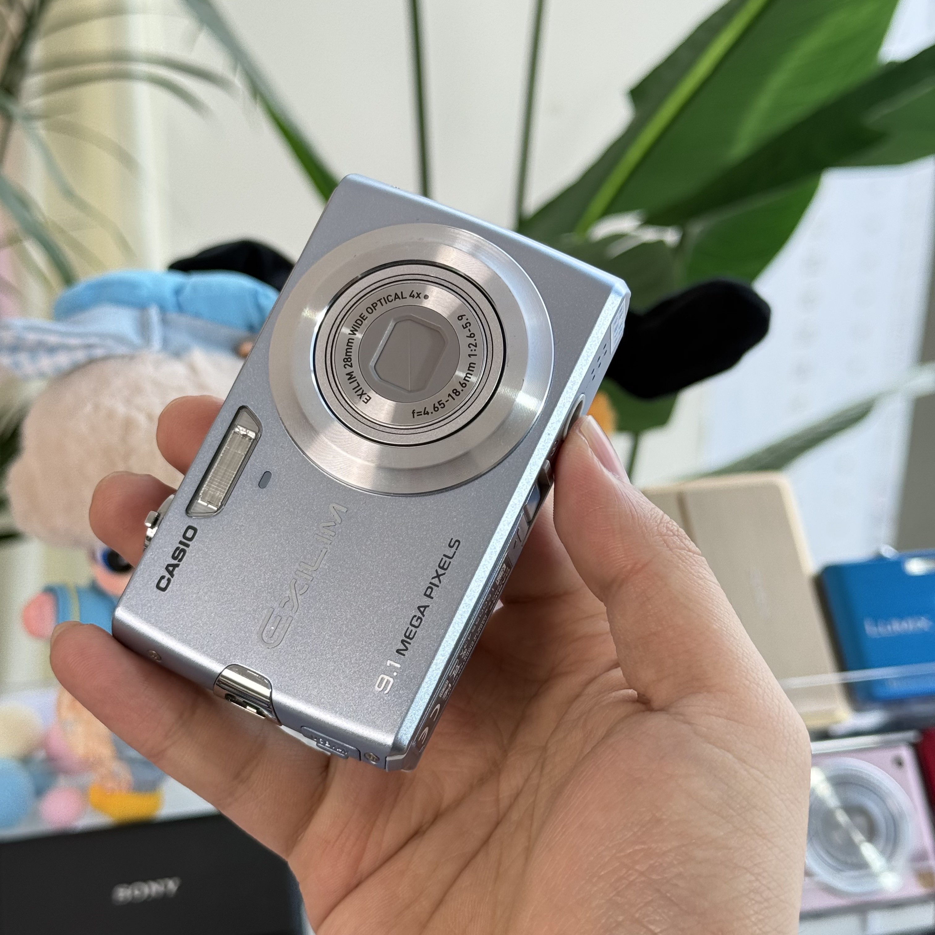 9新 Casio/卡西欧 卡西欧z250冷白皮柔焦滤镜多适合新手带配件