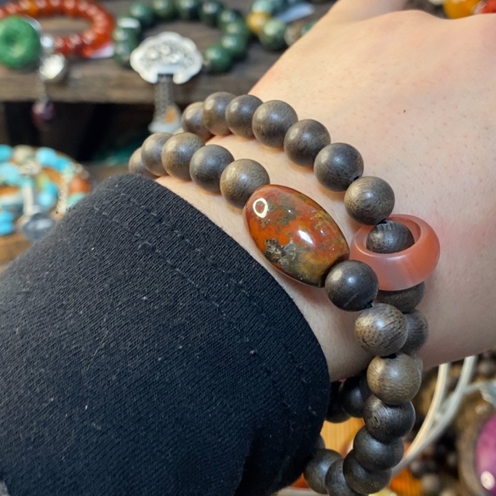 南红玛瑙手链未镶嵌薄*糖