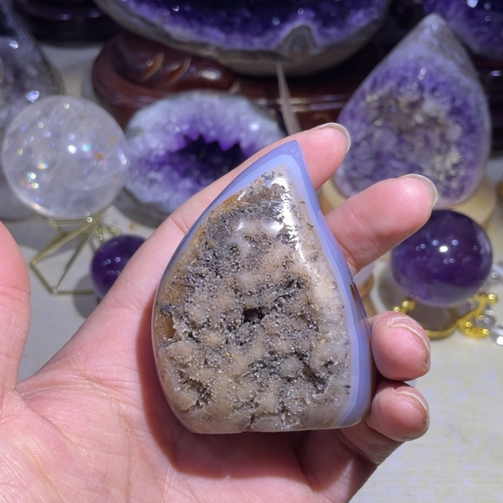 紫晶钱袋子未镶嵌