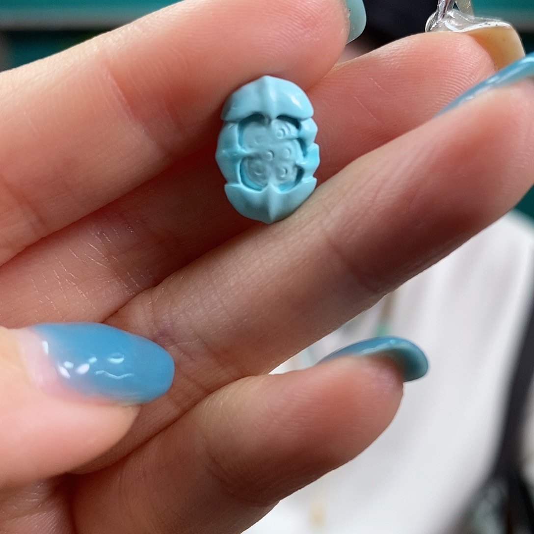 绿松石珠宝奇石未镶嵌