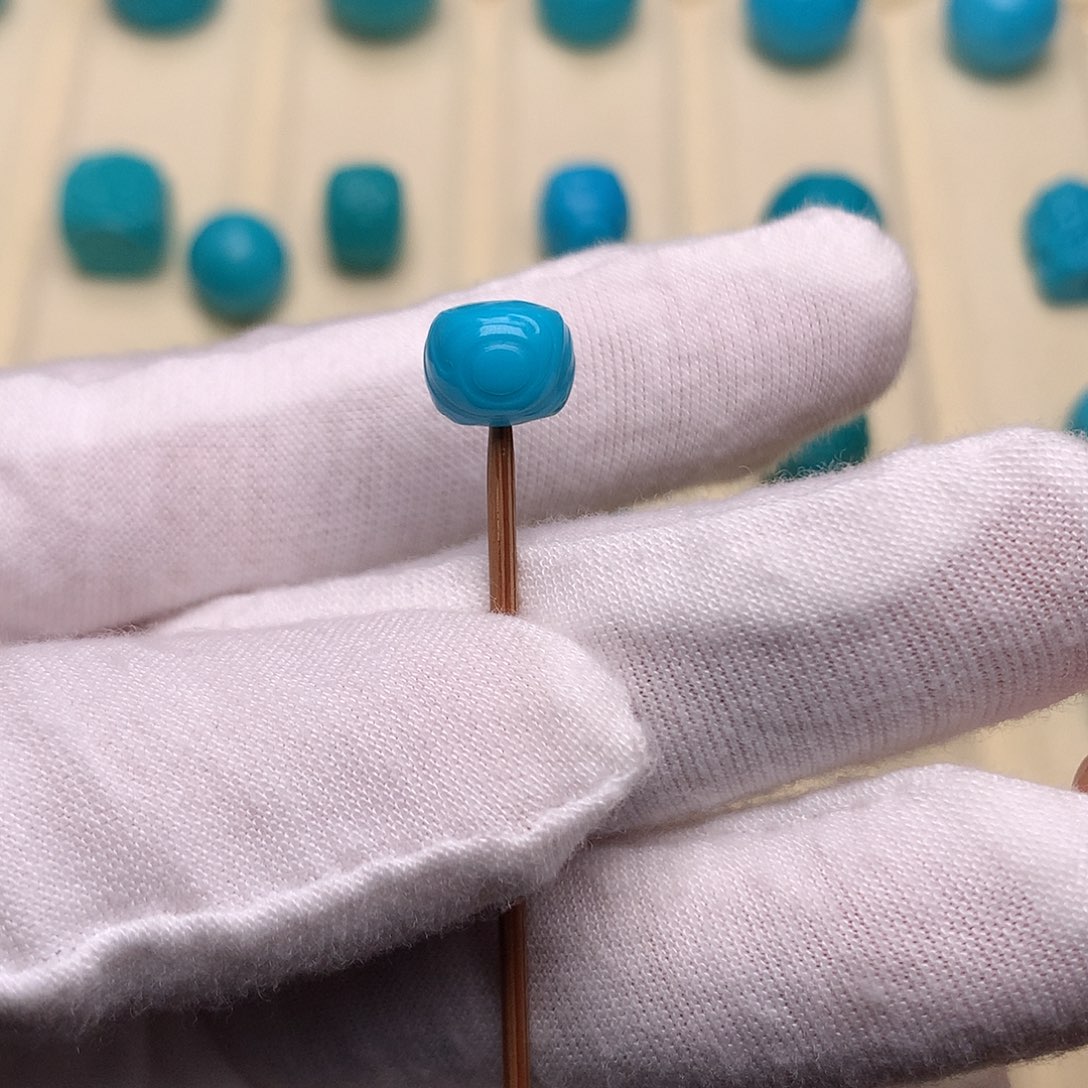 绿松石未镶嵌绿松石博古8.7