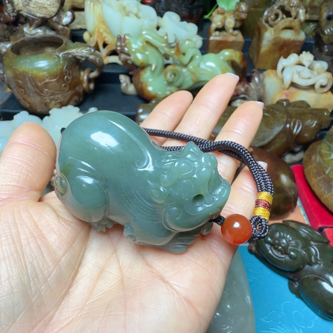 和田玉把件未镶嵌