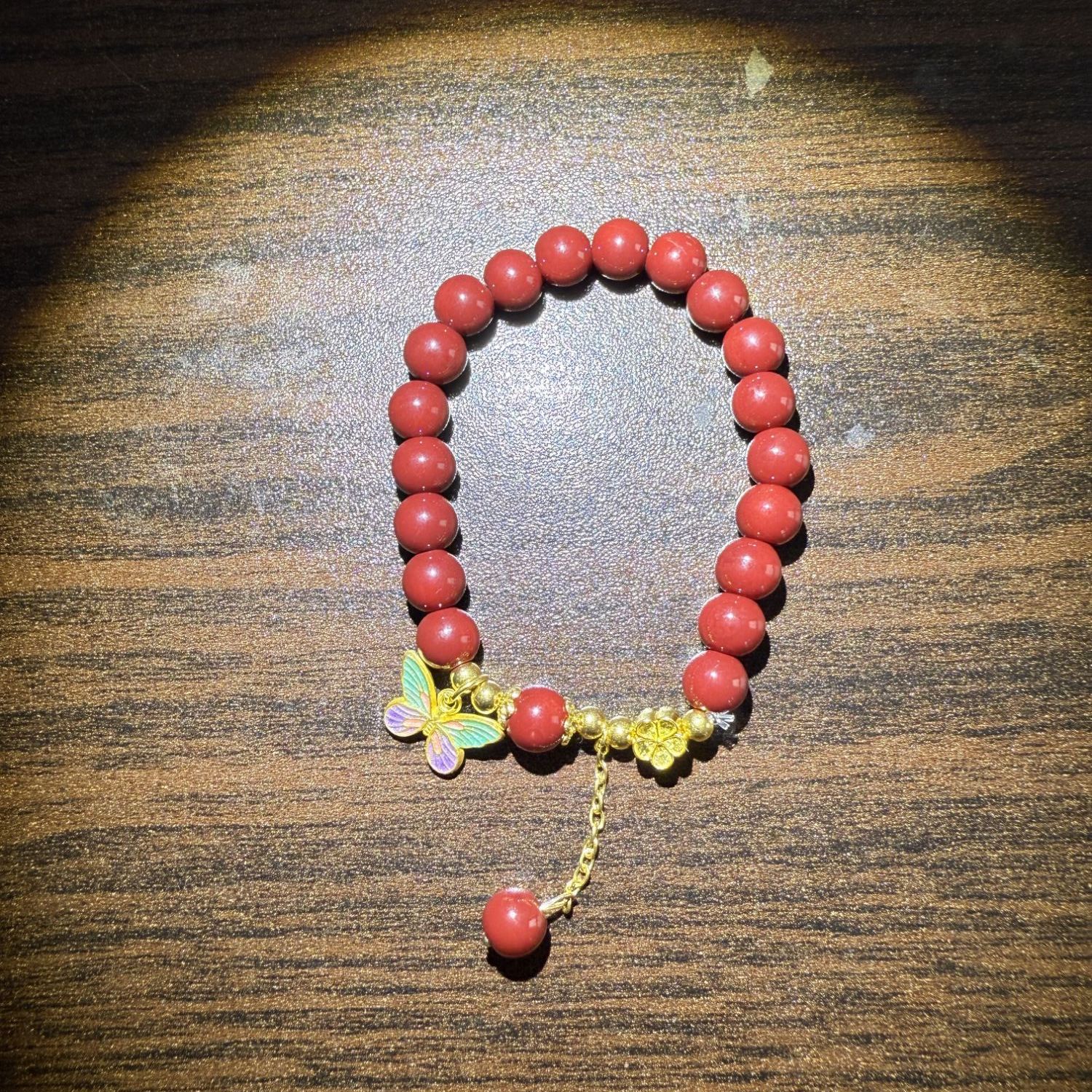 E022单圈红色精美手链