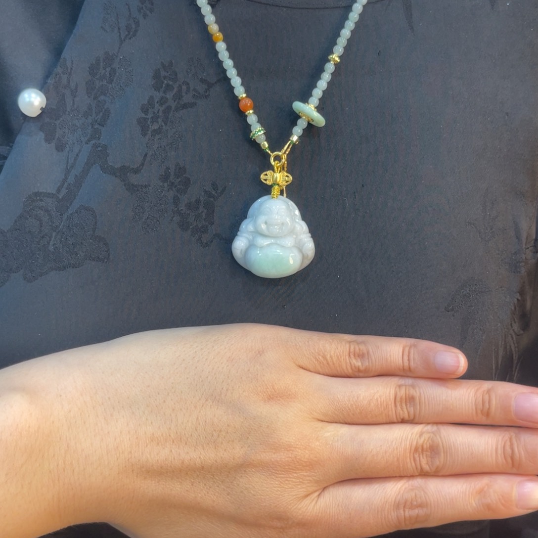 翡翠耳饰未镶嵌吊坠