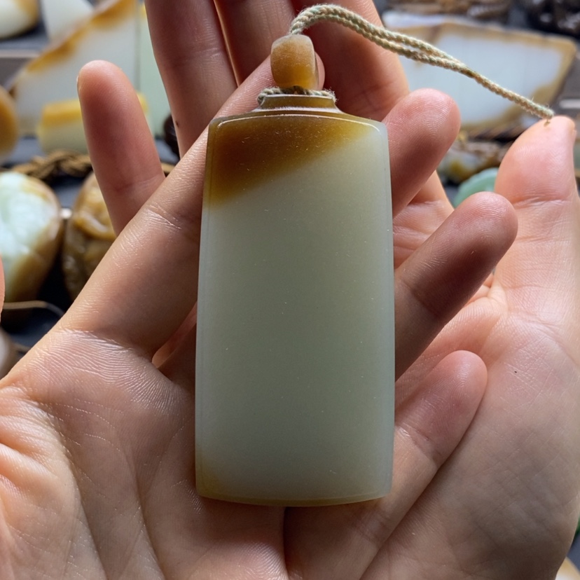 【闪购商品】和田玉（糖玉）未镶嵌颈饰付**方