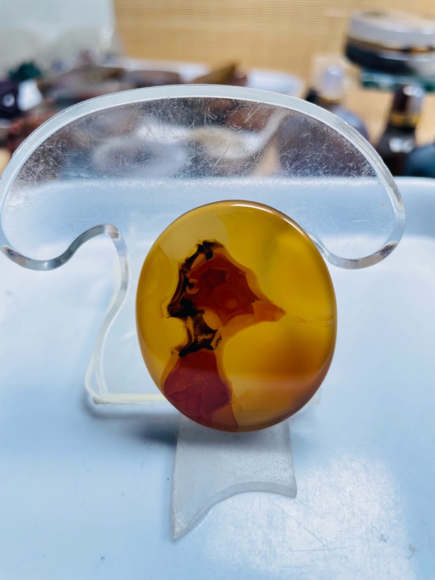 巴西玛瑙意境吊坠