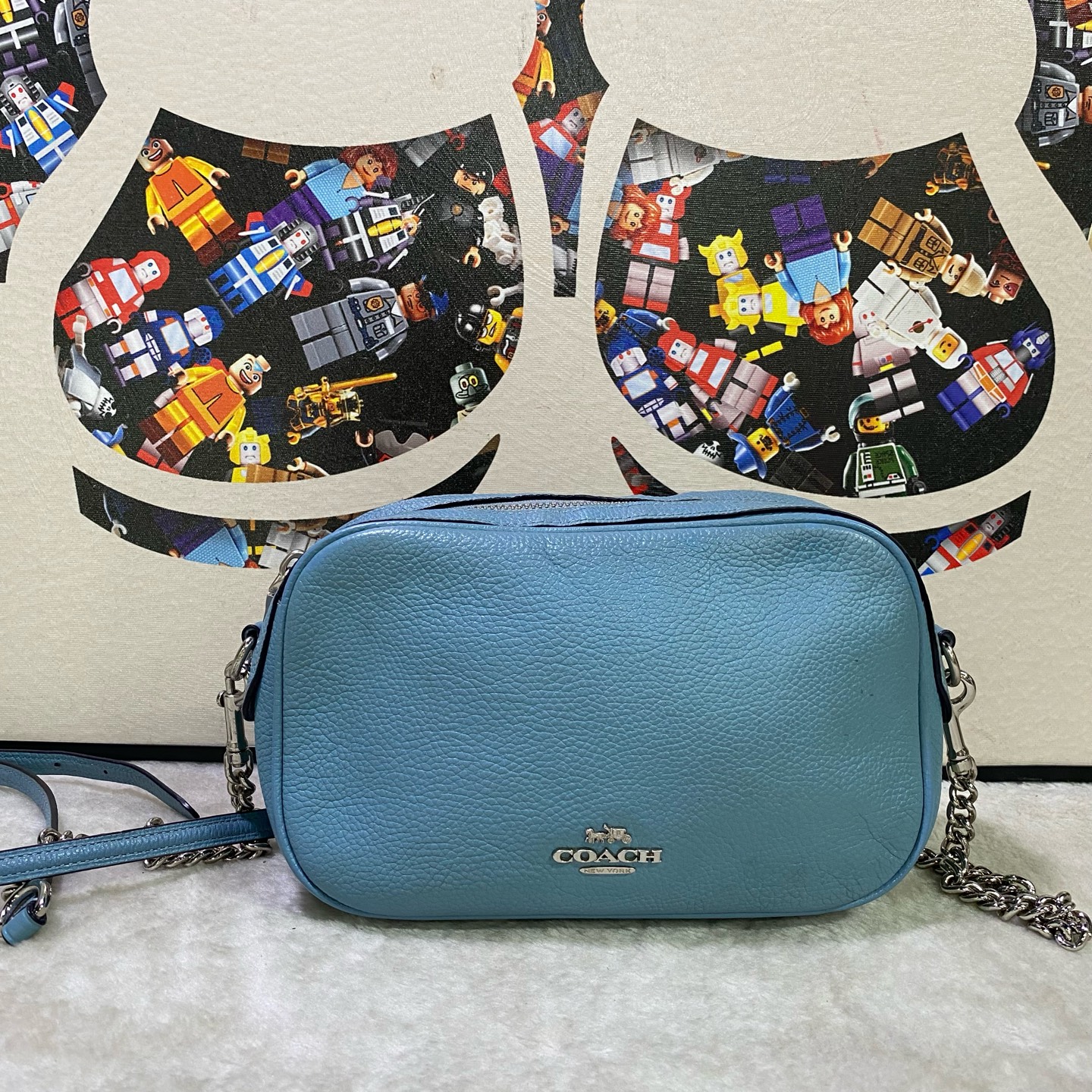 95新 COACH/蔻驰 21345斜挎包22×15