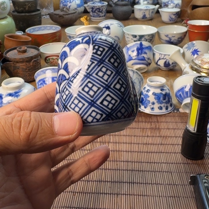 青花瓷器杯子茶具