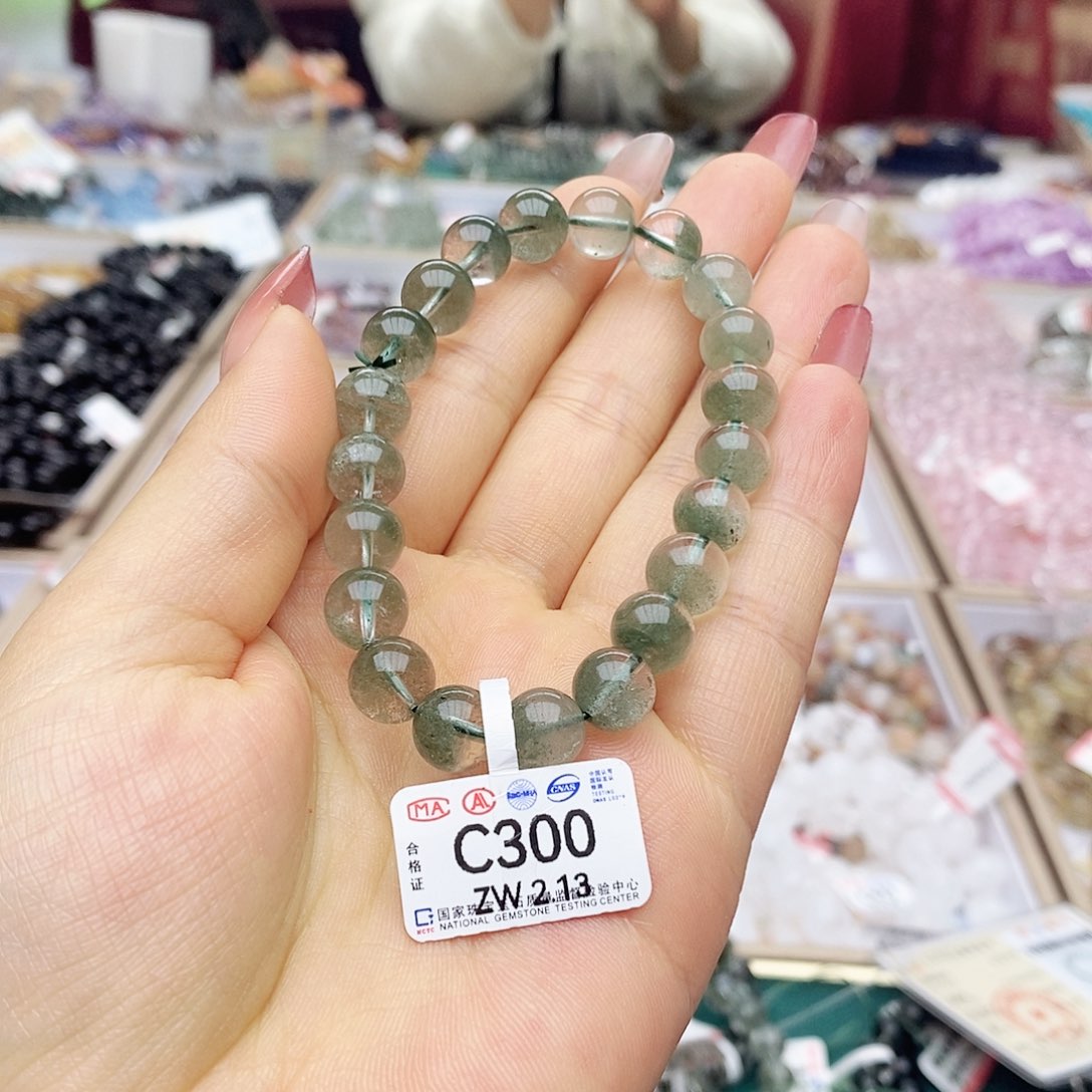 水晶手链未镶嵌无***，C300聚宝盆9m