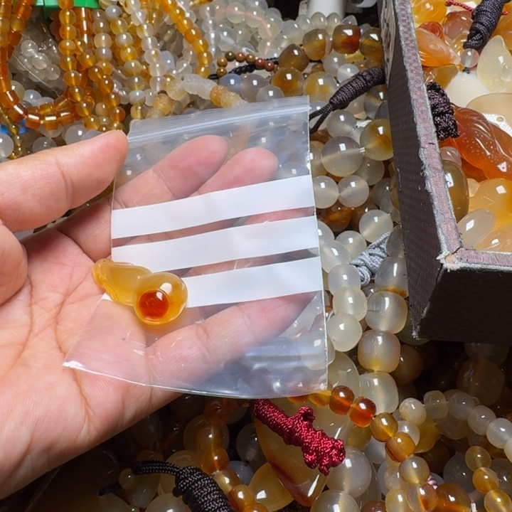 玛瑙/玉髓颈饰未镶嵌咖***唐632