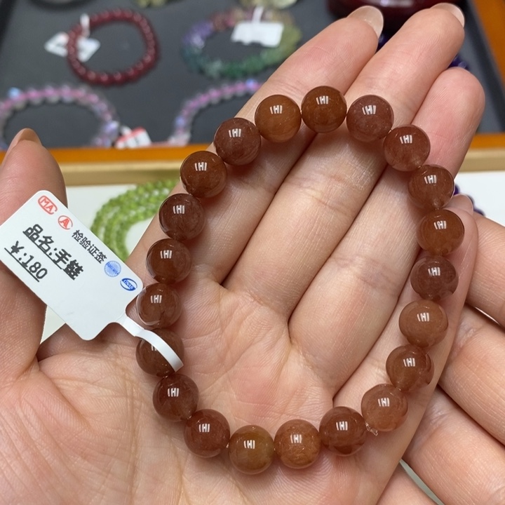 水晶手链未镶嵌红兔毛