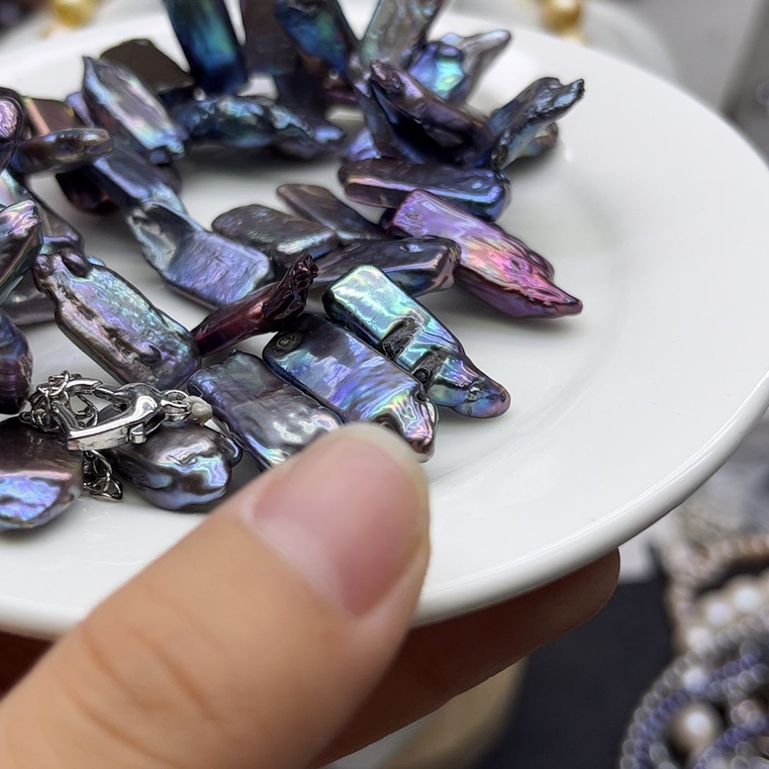 钛钢淡水珍珠手链