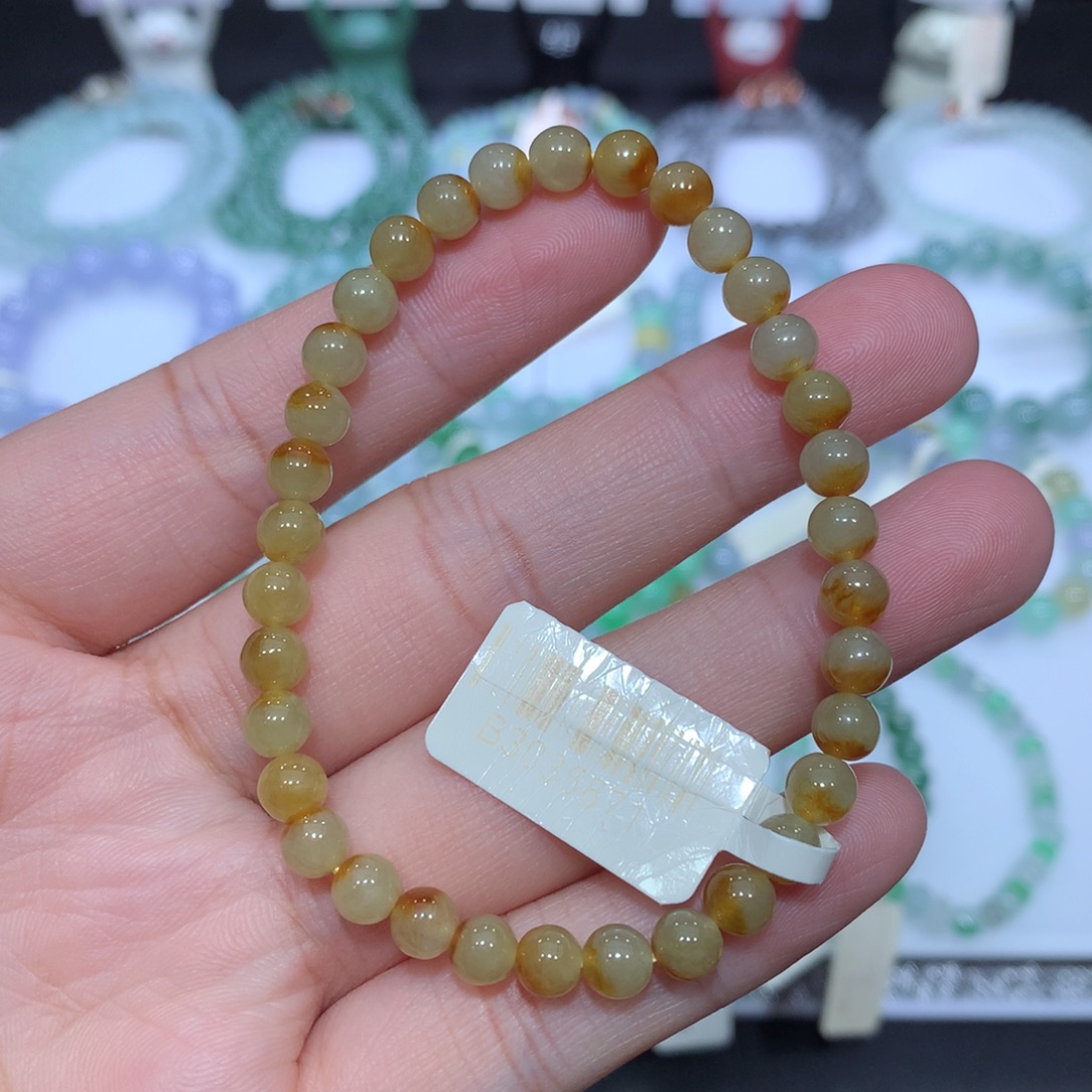 翡翠未镶嵌手串天然