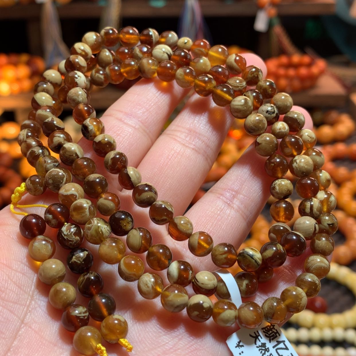 【闪购商品】手链琥珀（根珀）未镶嵌根珀手链