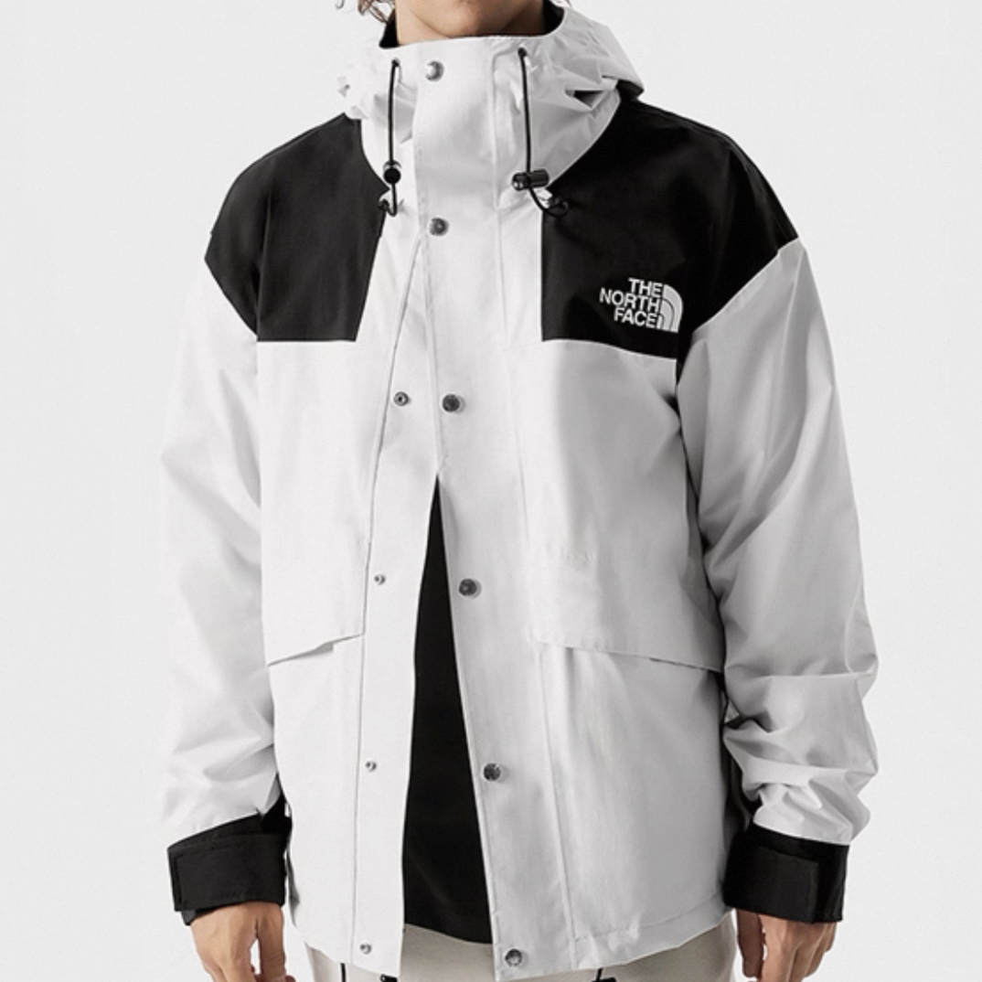 99新 GUCCI/古驰 HZ二手奢侈品北面THE NORTH FACE 黑白冲锋衣 h9