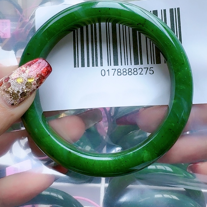 和田玉（碧玉）手镯未镶嵌知**乐5859