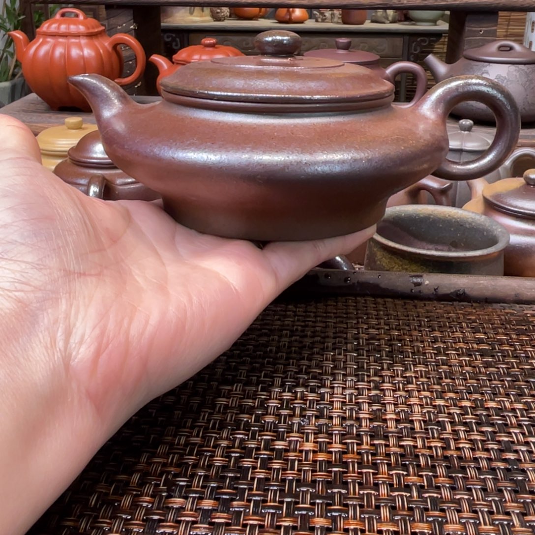 紫砂茶壶宜兴原矿紫砂手工制320