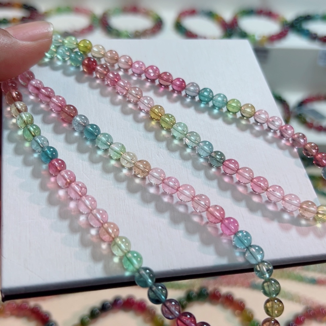 未镶嵌碧玺手链碧玺