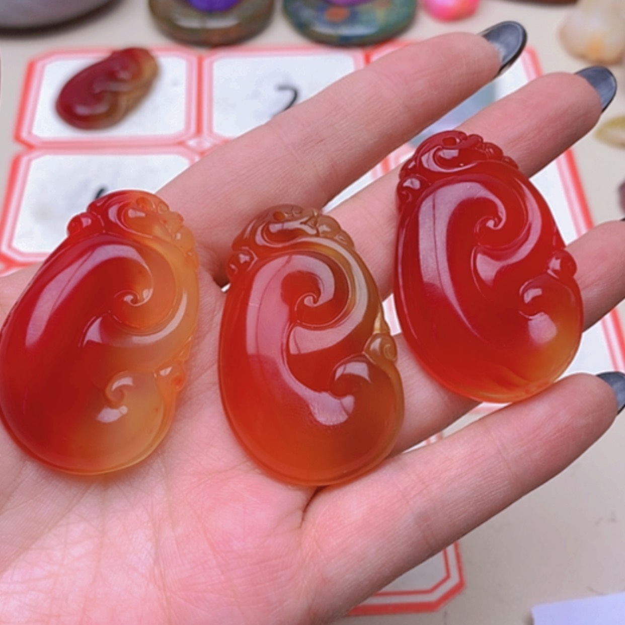 【闪购商品】未镶嵌玛瑙/玉髓珠宝半成品用****9