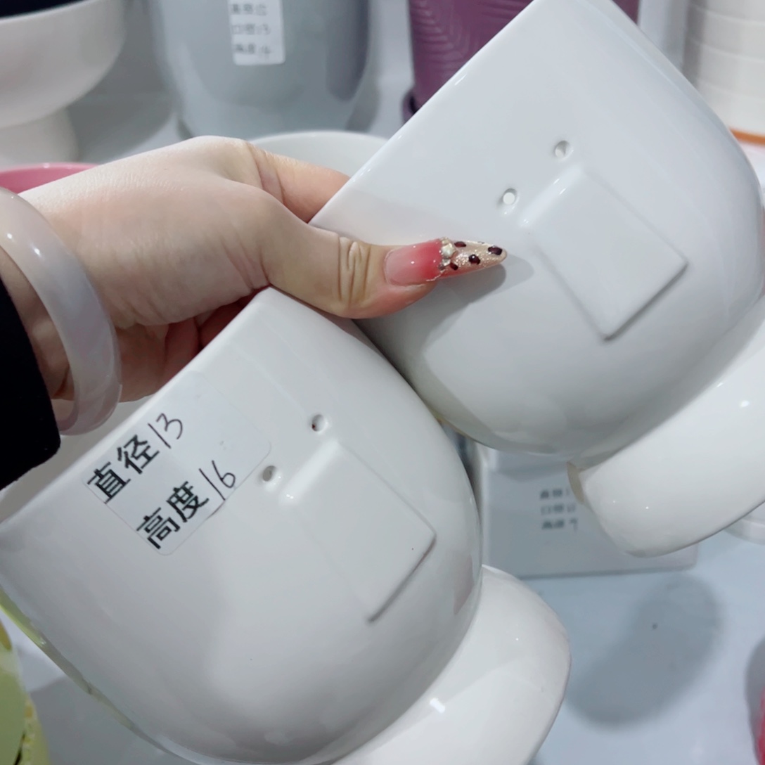 有孔，陶瓷花盆满10米包邮发货