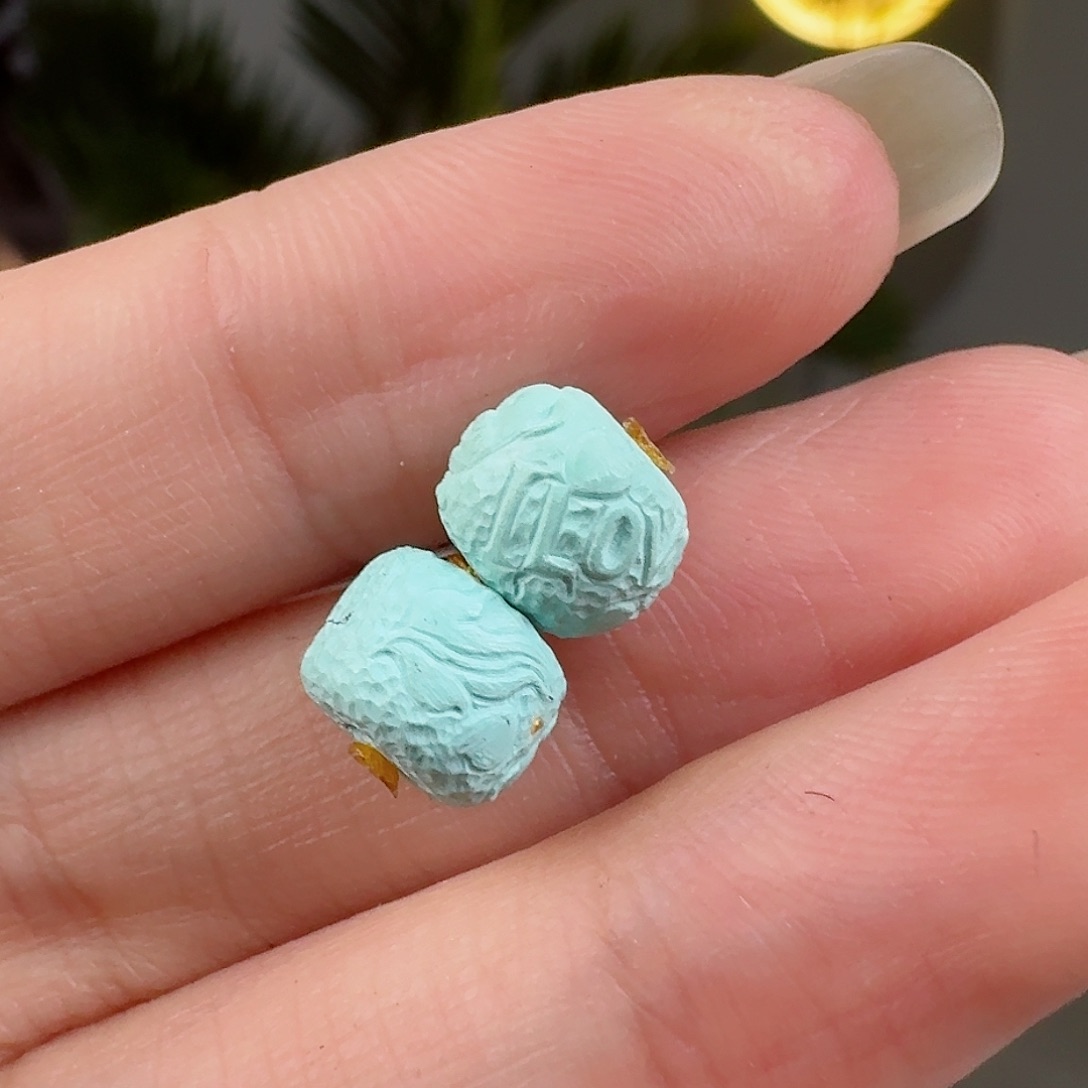 绿松石珠宝奇石未镶嵌