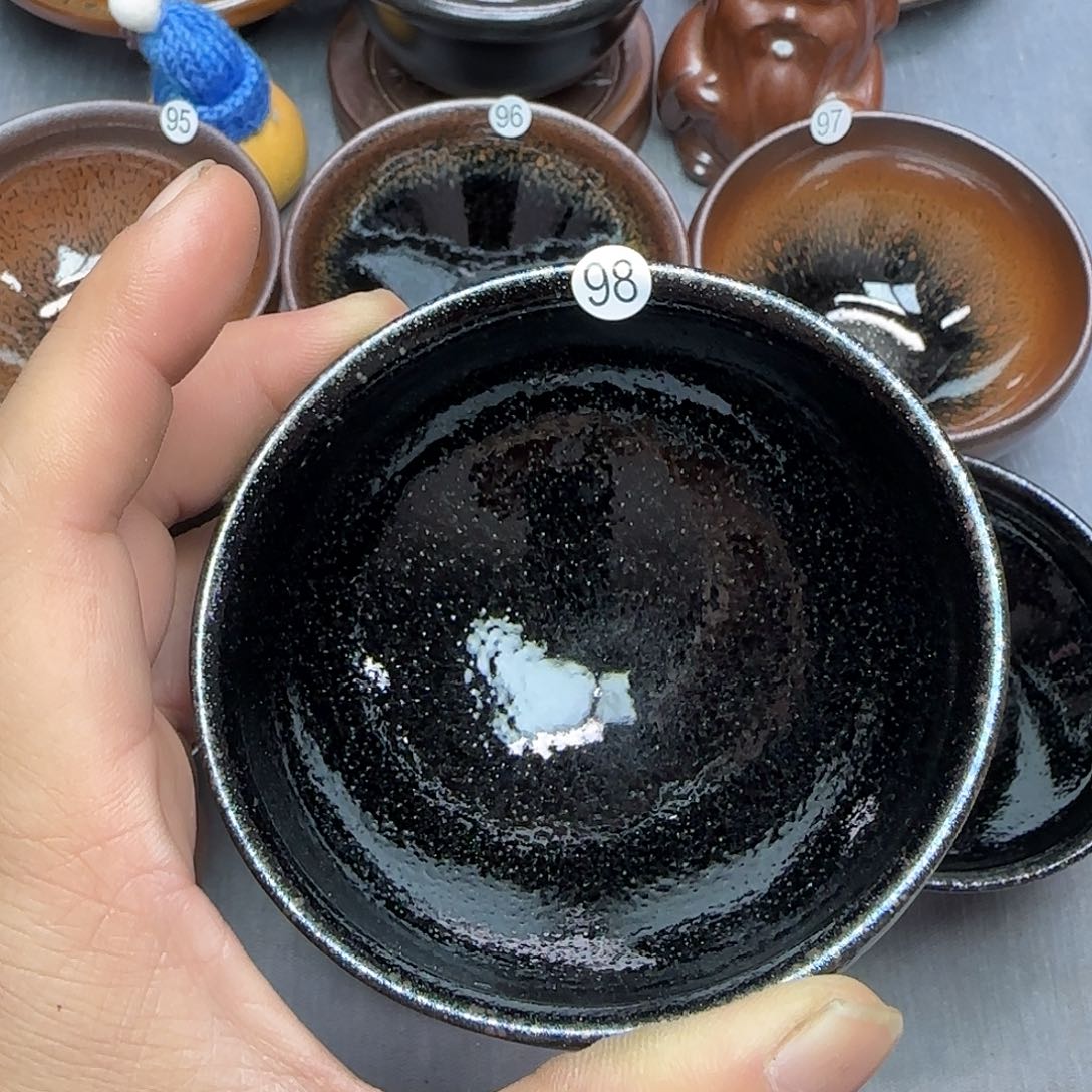 沙***洲茶盏印春堂柴烧建盏