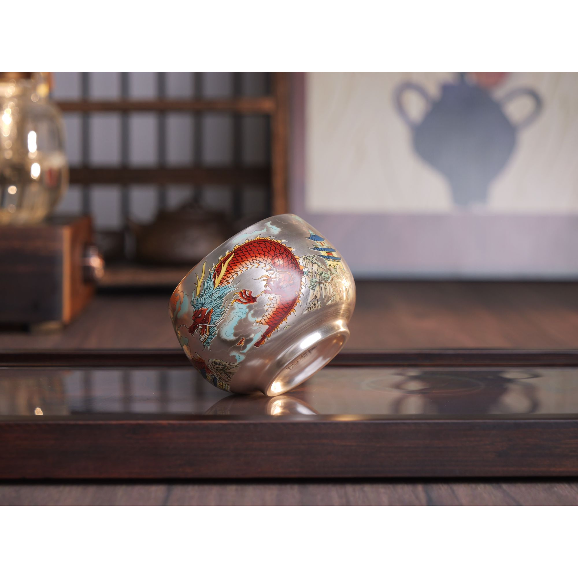 皇杰造物刘国兰龙银杯