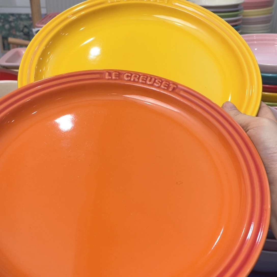 瓷片微瑕2个9英寸牛排盘