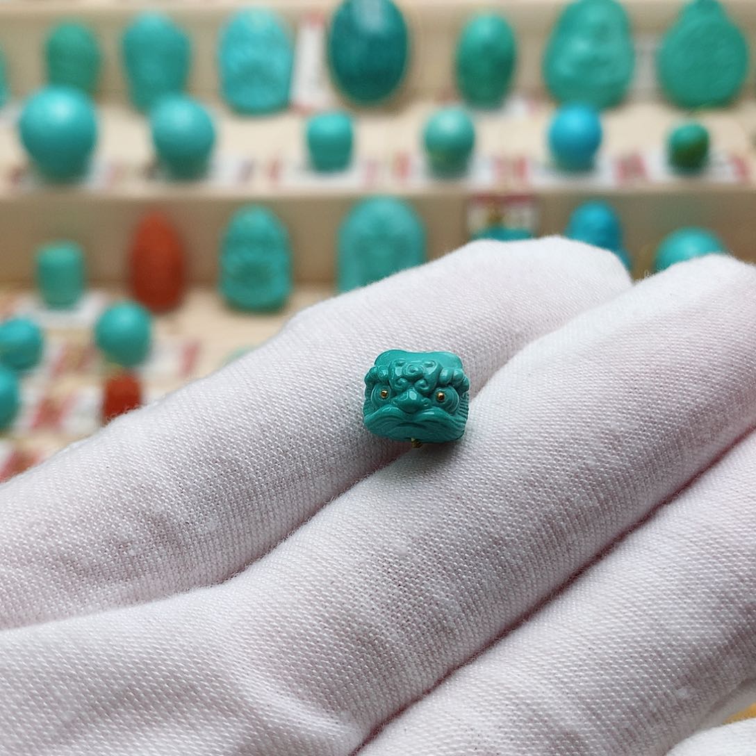 绿松石配饰未镶嵌一***魔