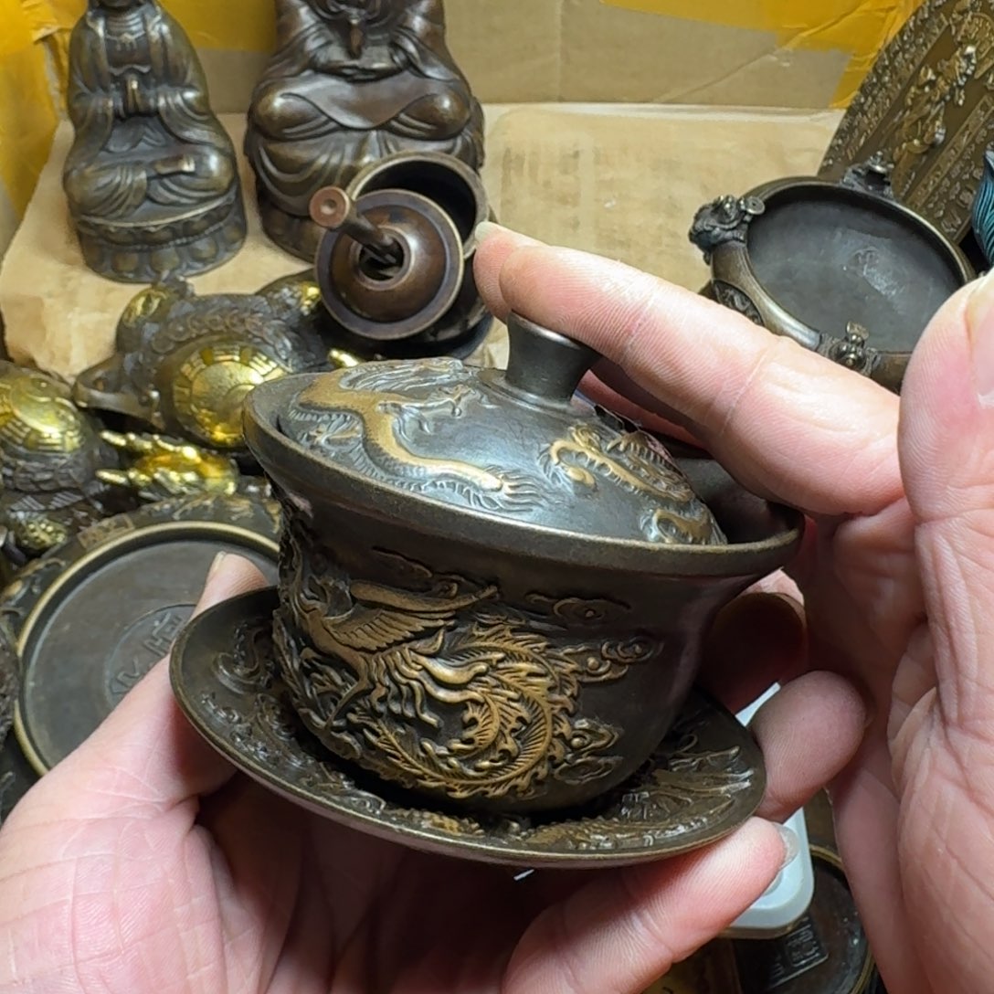 铜器摆件收收藏藏