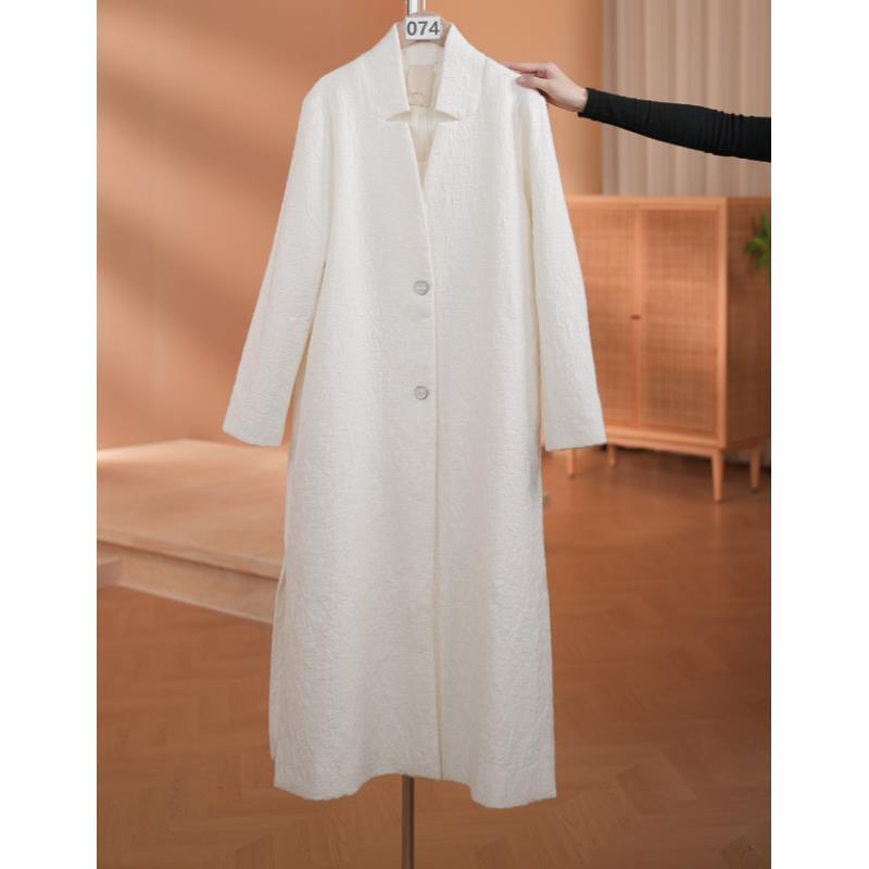 【074】长款毛呢大衣