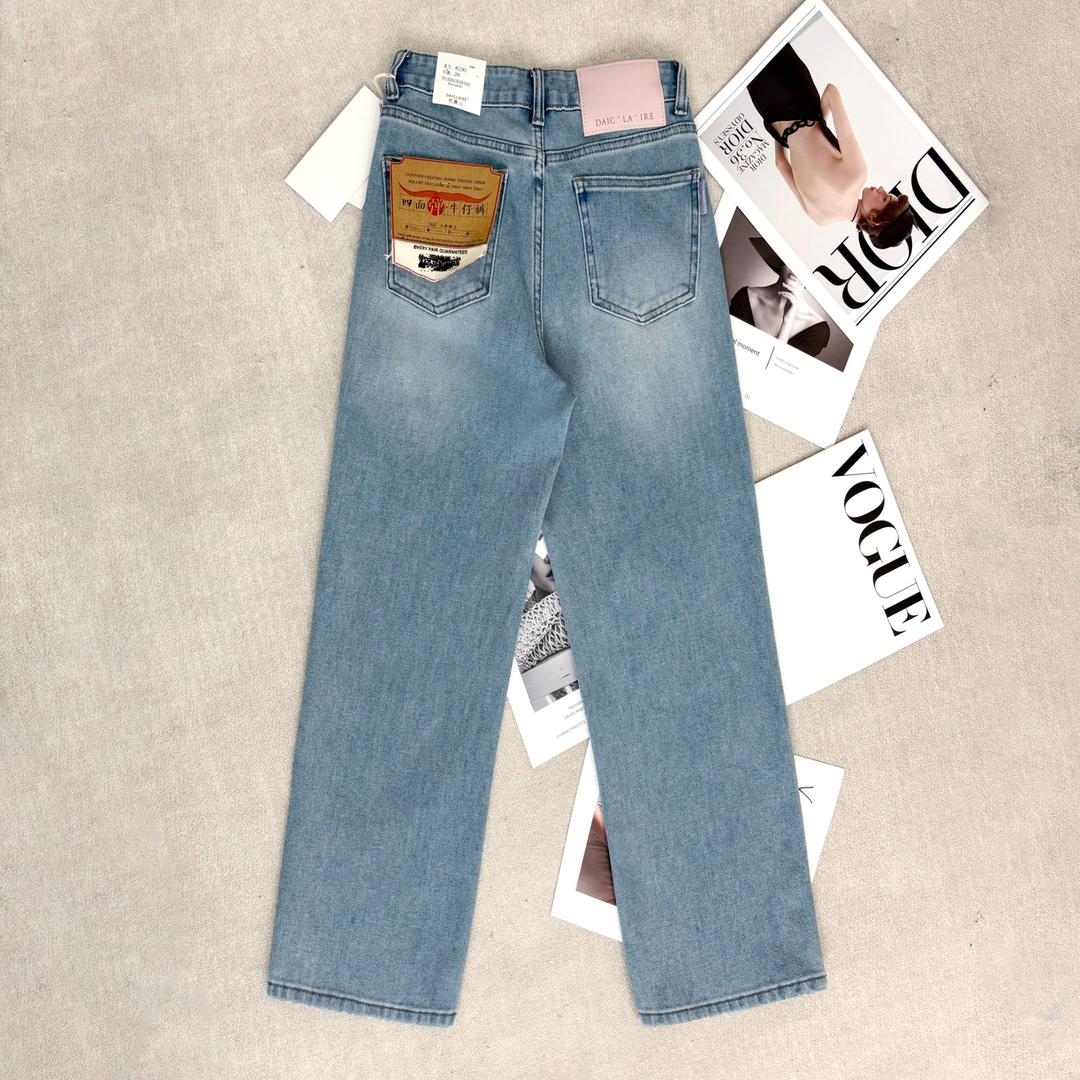 SU【282】代82 本本 MWMA超爆裤王粉标四面弹九分直筒牛仔裤~