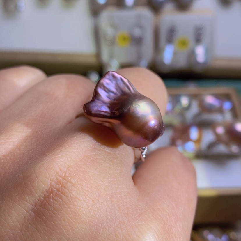 【闪购商品】淡水珍珠天然淡水珍珠合金