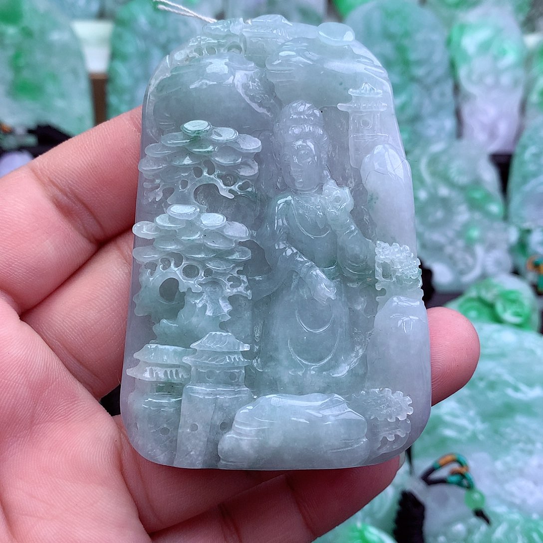 翡翠吊坠(不含链)未镶嵌