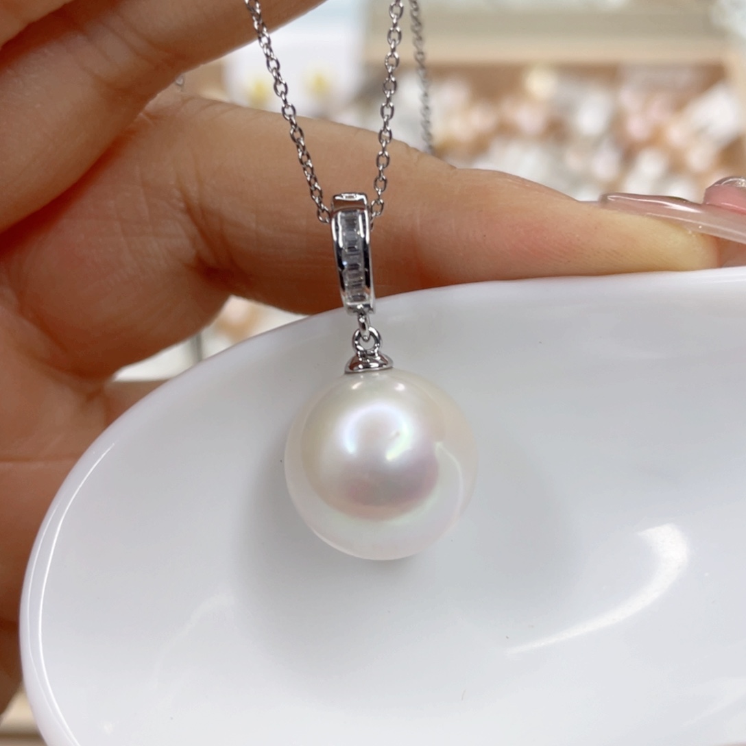 淡水珍珠未镶嵌吊坠(赠链)