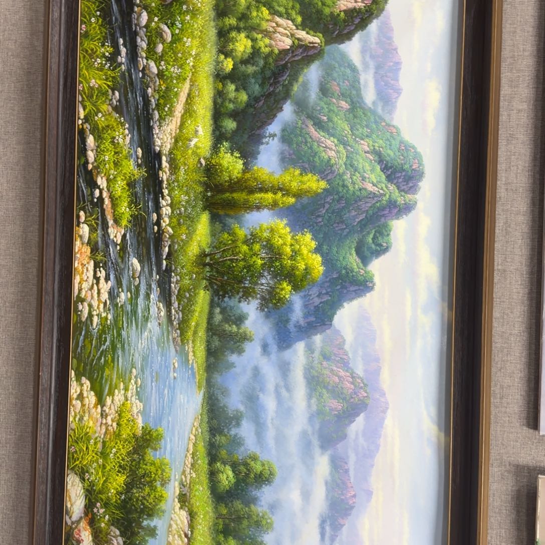 油画在哪呢我想问