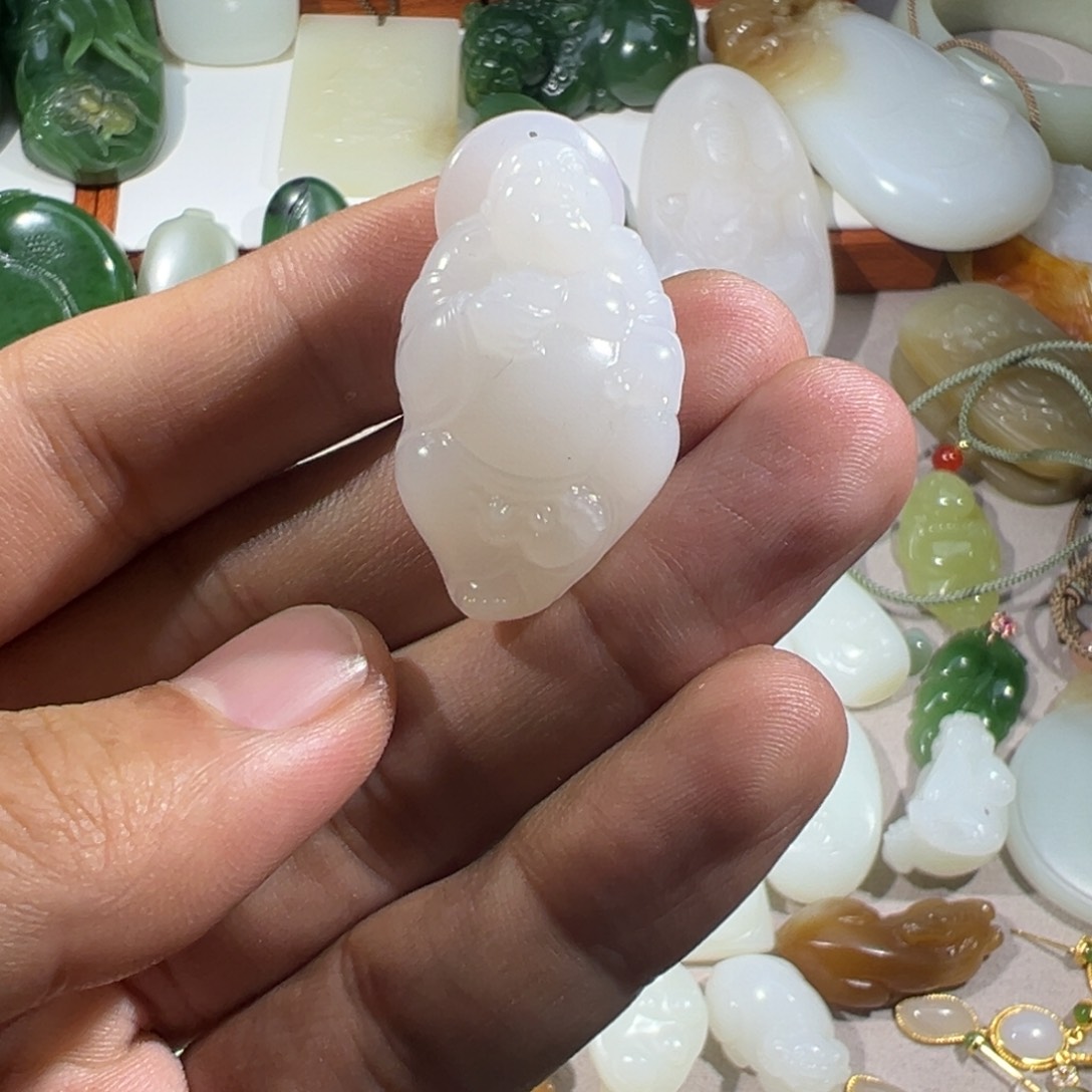 【闪购商品】和田玉碧玉未镶嵌