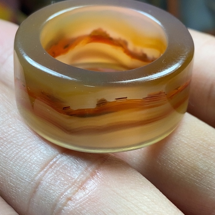 未镶嵌戒指玛瑙/玉髓