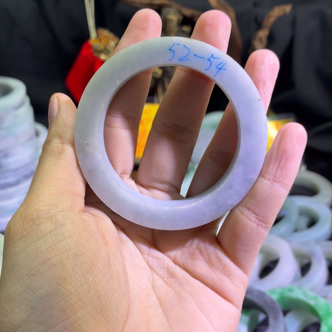 定制翡翠未镶嵌天然翡翠A货毛胚手镯定制