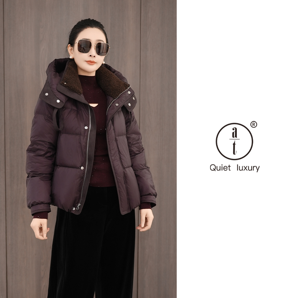 AT-90%白鸭绒-高品质肯豆风保暖羽绒服-衣长60-ZDK256460