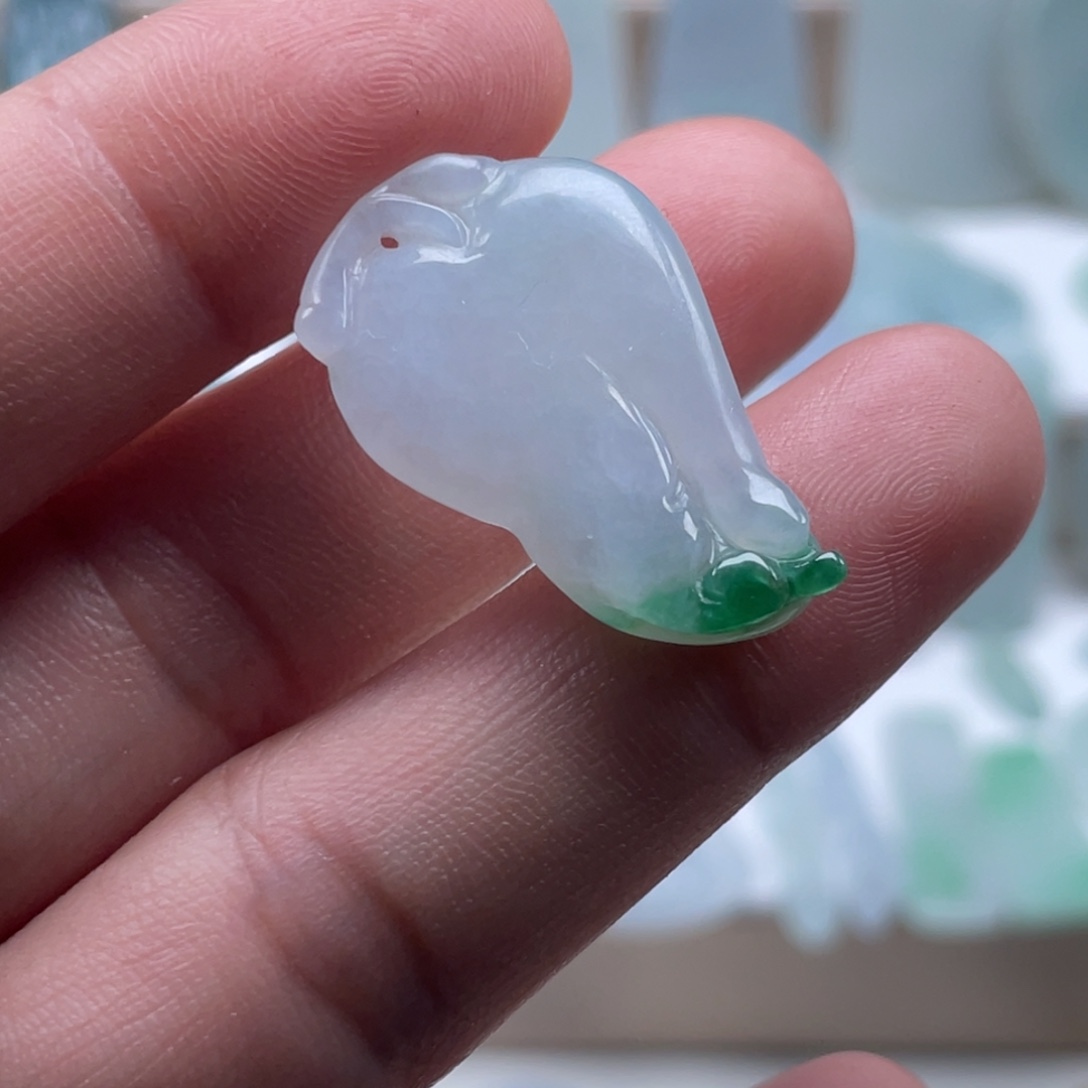 翡翠未镶嵌颈饰13