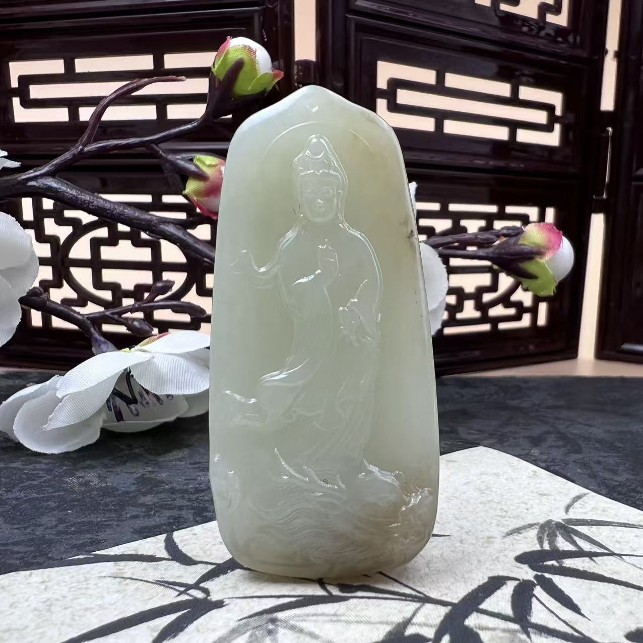 C434 和田玉吊坠 GS63110387