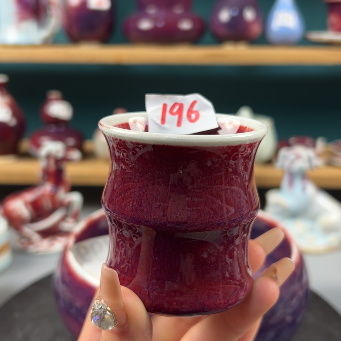 瓷片微瑕主人杯纯手工