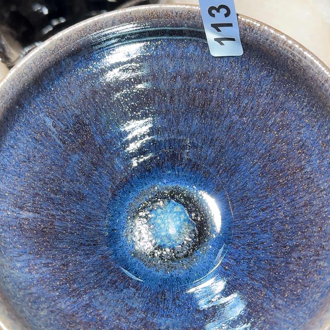 茶盏琢泥窑柴烧开窑