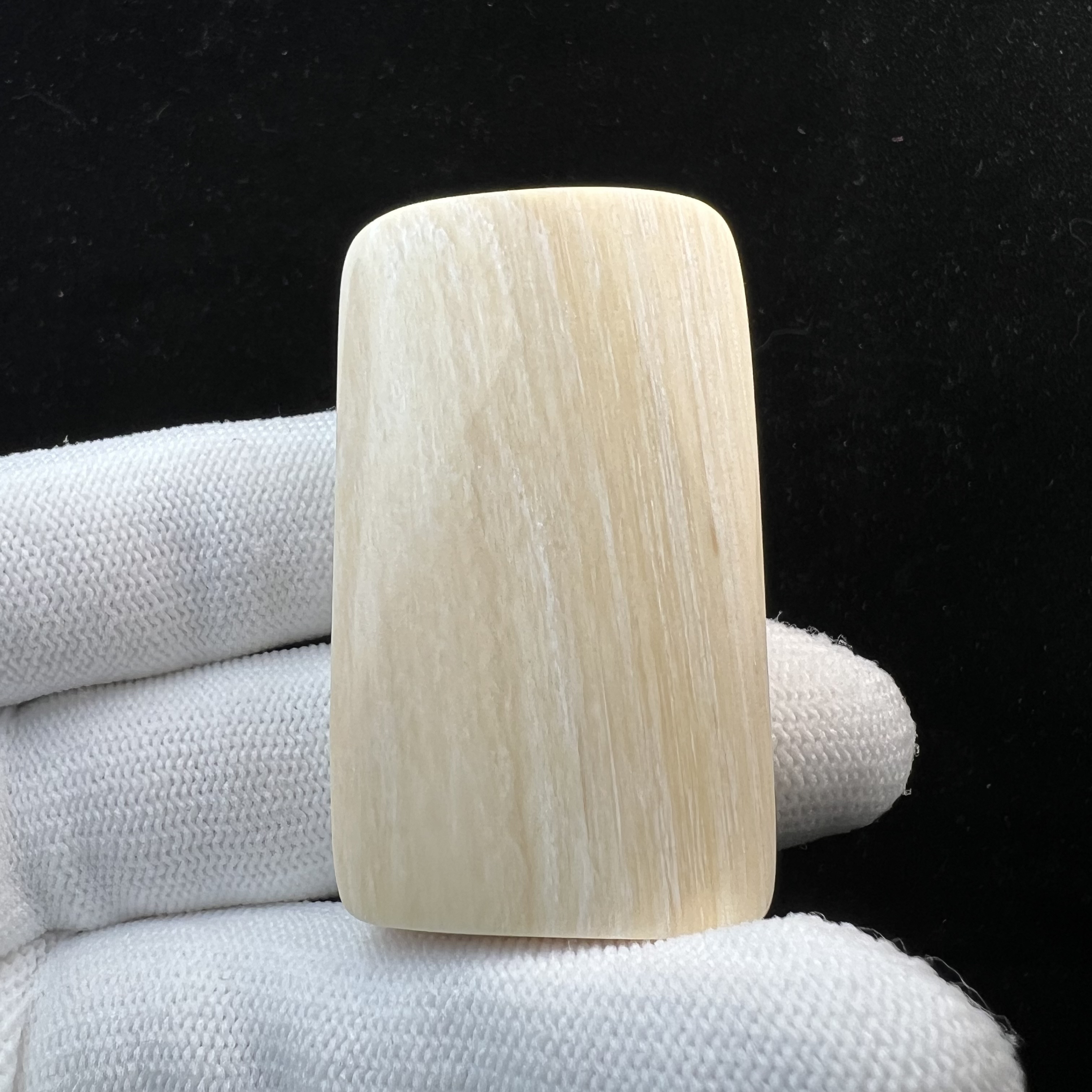 E2891天然猛犸牙肥皂 31x53x14mm支持鉴定 假一罚四