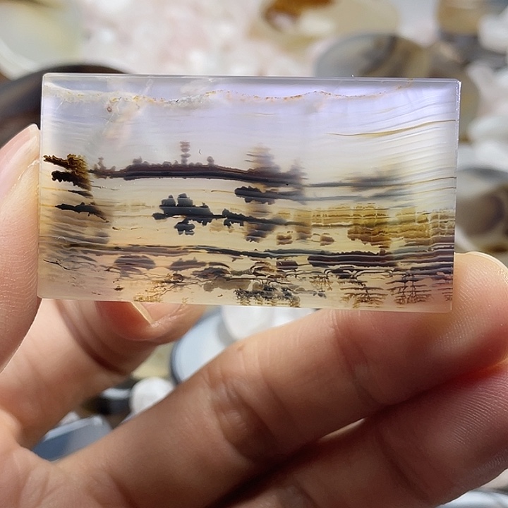 春***晓玛瑙/玉髓未镶嵌颈饰