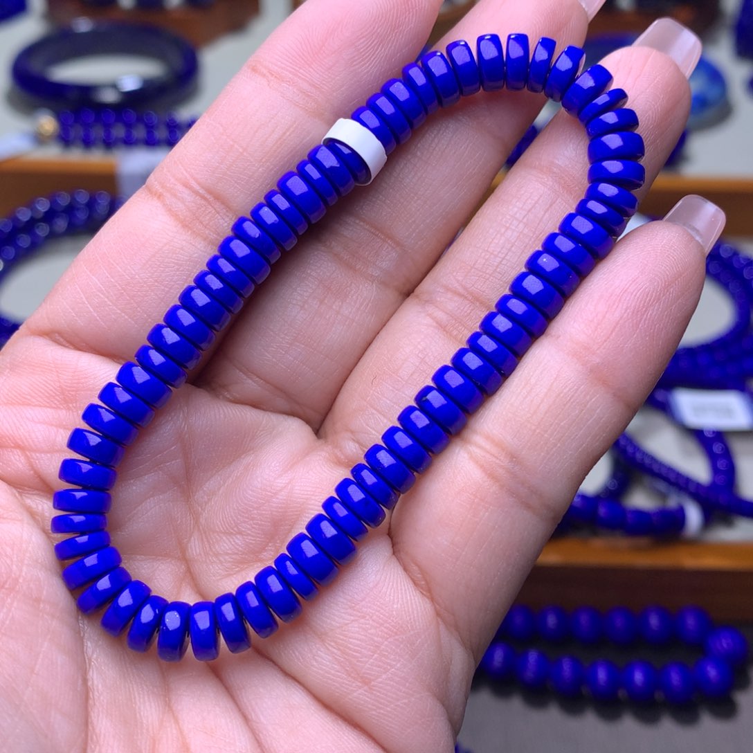 青金石手链未镶嵌6m