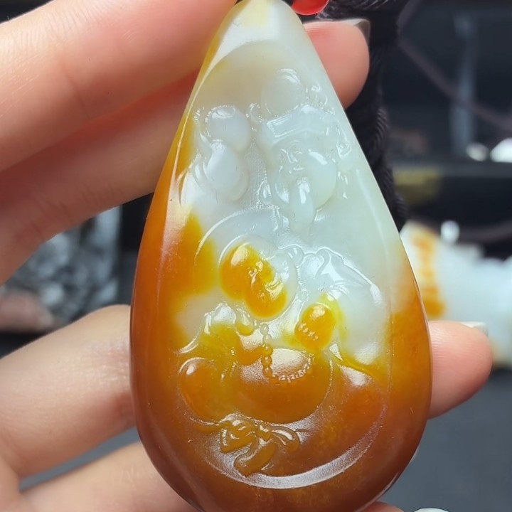 和田玉玉石挂件N1216拍一发一